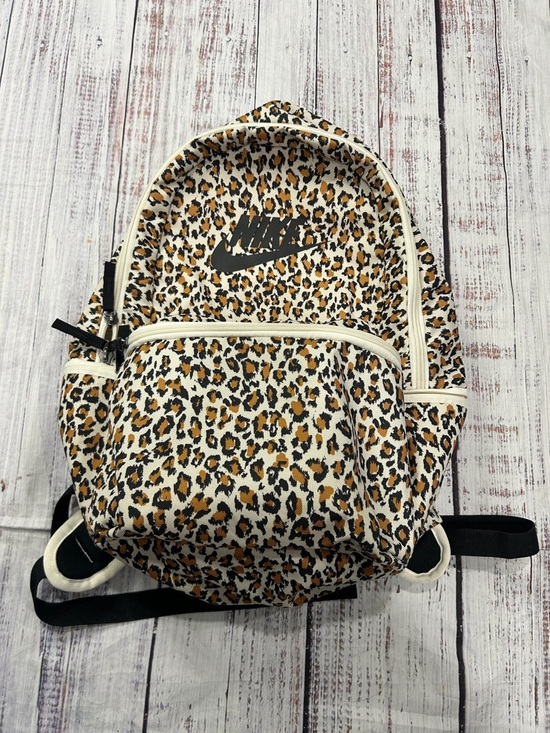 Nike | Accessories | Nike Cheetah Print Backpack School Bag | Poshmark
